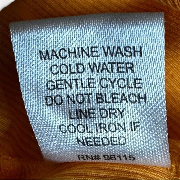 Elan & Grace tangerine colored ribbed scoop neck medium tank - Picture 5 of 5